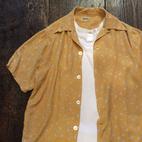 [USED] VINTAGE ペイズリー レーヨンシャツ