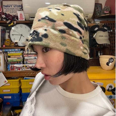 [USED] CUTE CAMO♡フリースCAP