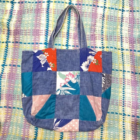 [USED] HAND MADE🪡パッチワーク トート