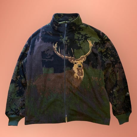 [USED] 鹿🦌フリース ZIPジャケット