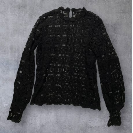 [USED] Black lace TOPS