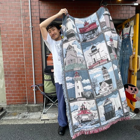 [USED] Lighthouse ジャガード織ラグ 165cm × 115cm