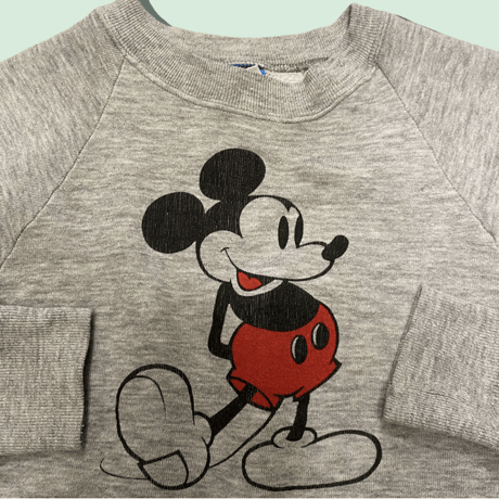 [USED] 80's Mickey SWEAT -YOUTH L-