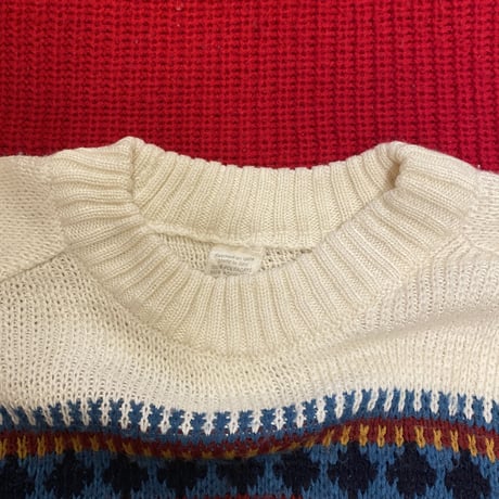 [USED]軽~いNORDIC KNIT made in ITALY