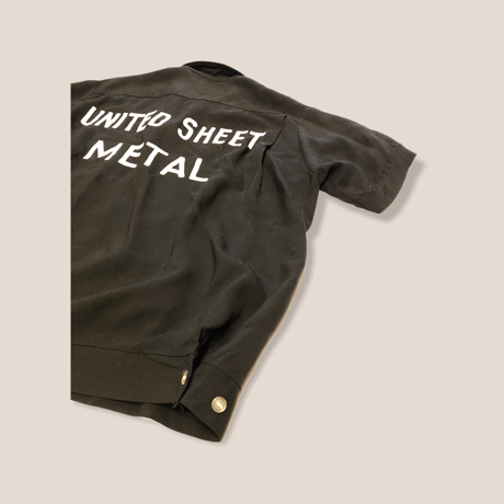 [USED] 60's vintage B/W  ボーリングシャツ