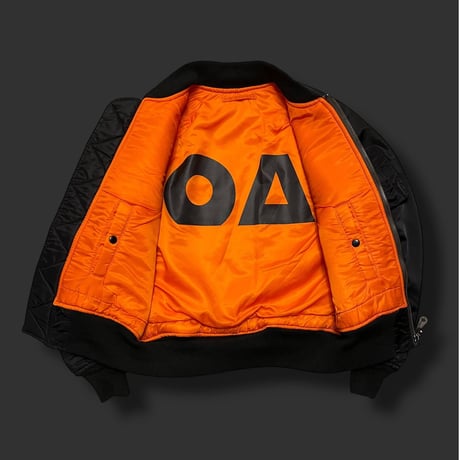 [QP ○△ ⇄ garden] 001 MA-1 BLACK