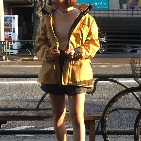 [USED]Timberland マスタード色マウンテンパーカー