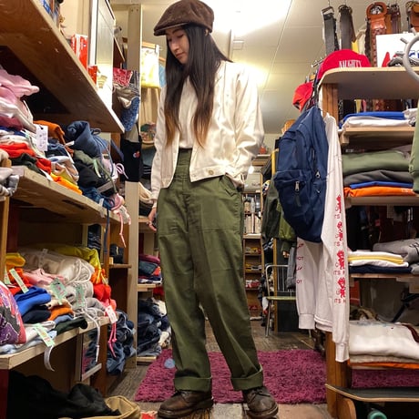 [USED] LINEN SHORT JACKET♡