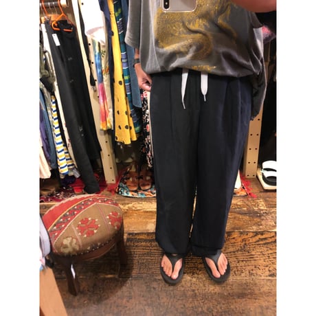 [USED] LINEN タックパンツ