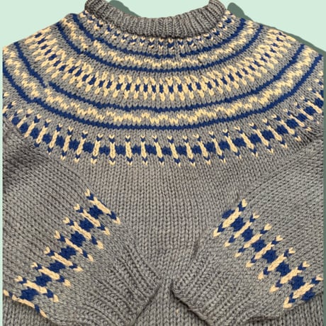 [USED]  ノルディック柄 KNIT