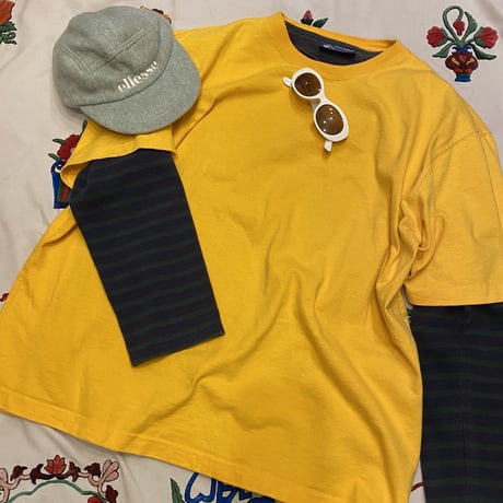 [USED] "CAMBER" YELLOW  S/S Tee💛