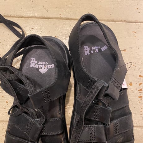 [USED] "Dr.Martin" レザー編み上げサンダル