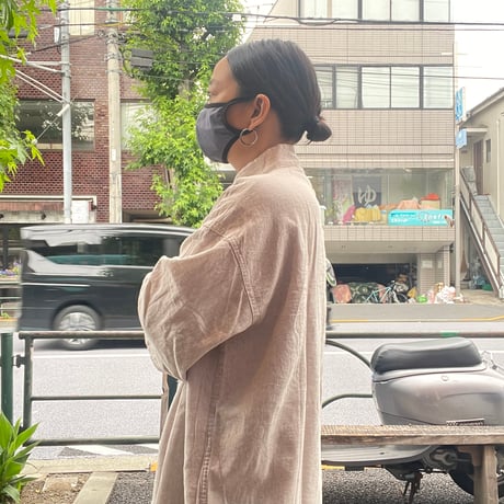 [SELECT] 40's LINEN China SHIRTS Re-pro ハーフスリーブ