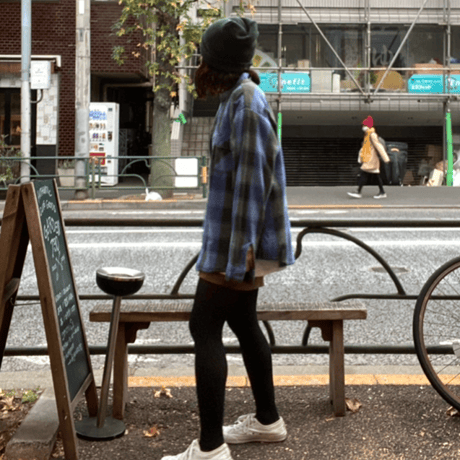 [USED] Heavyネルシャツ/ blue