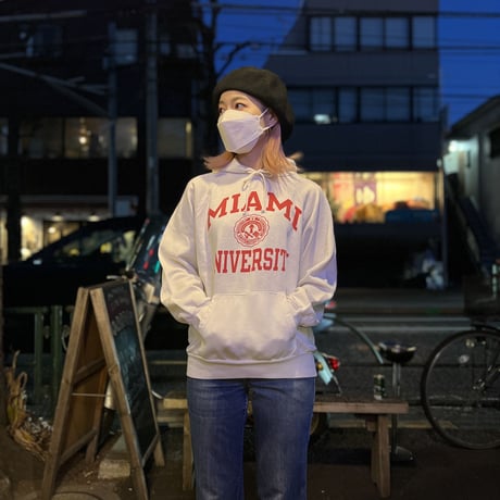[USED] 80's Champion 染み込みプリントPARKA❣️