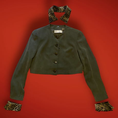 [USED] SILK SHORT JACKET♡