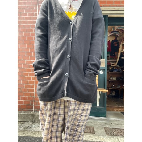 [USED] "agnes b" BLACK カーディガン
