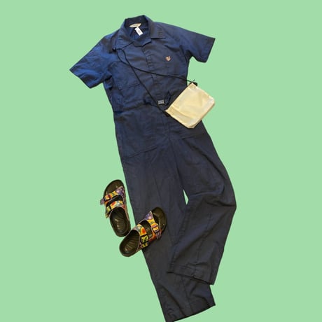 [USED] EURO VINTAGE  JUMP SUIT