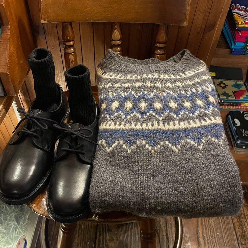 新品タグ付き✨セブンテン ジャガード ニット ノルディック柄 バルーンスリーブ DLARGE.JPG