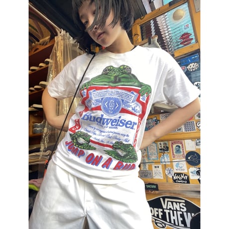 [USED] vintage BUD Tee🍺