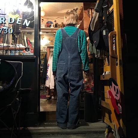 [USED] ベロアのミントグリーンボーダーTOPS