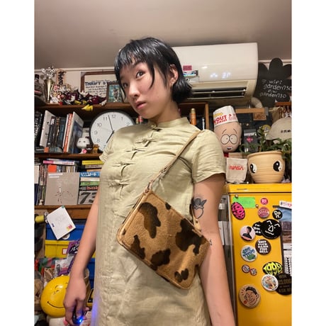 [USED] cow×2 MINI BAG🤎