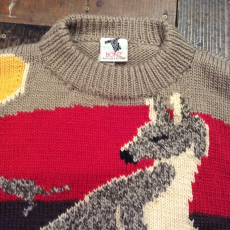 [USED] Wool  おなかポケ付き！カンガルーセーター
