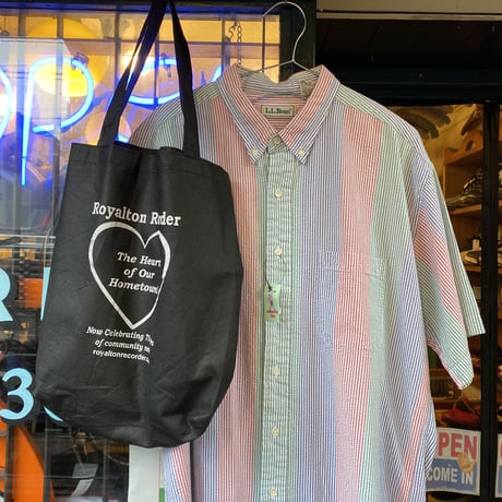 [USED]  L.L.Bean シアサッカーB.D SHIRT！