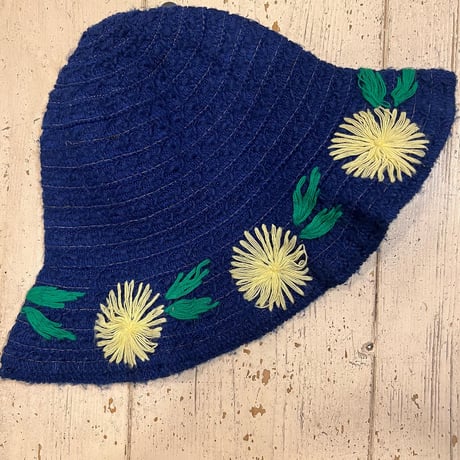 [USED]vintage 小さめ編み帽子