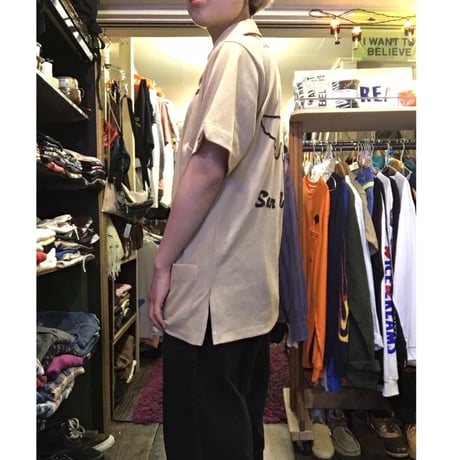 [USED] 70's HILTON 刺繍ポロ