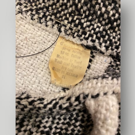 [USED] MEXICAN PARKA  WHT/GRY XL