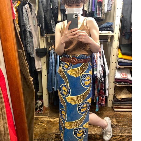 [USED]  レザー編みベルト