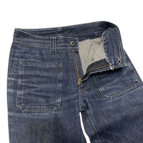 [USED] U .S .NAVY風 DENIMのマリンパンツ
