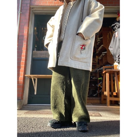 [USED]  刺繍入りWOOL PARKA