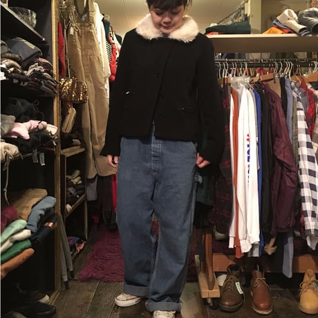 [USED] アニエスb ファー襟付き WOOLジャケット