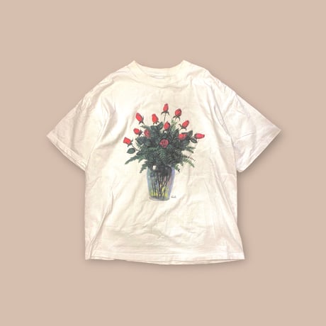 [USED] GOOD PRINT 薔薇Tee