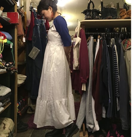 [USED]  WHITEコットンワンピース