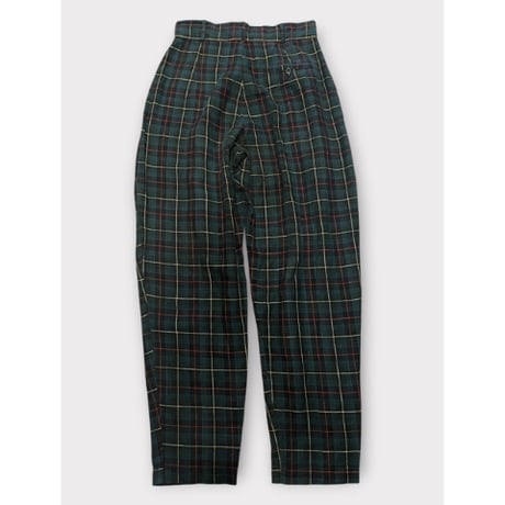 [USED] RAMIE Ladys タック PANTS タータンチェック