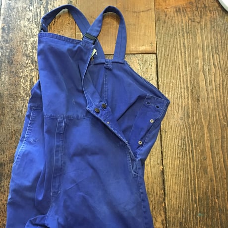 [USED]  vintage Euro work オーバーオール