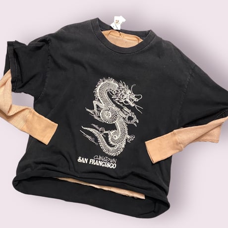 [USED]San Francisco china town Dragon tee🐉