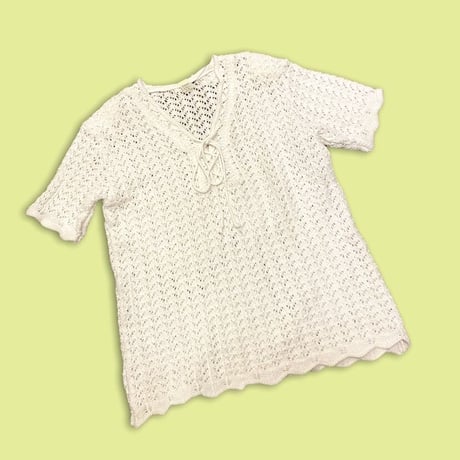 [USED] かぎ編み🤍 ACRYL KNIT