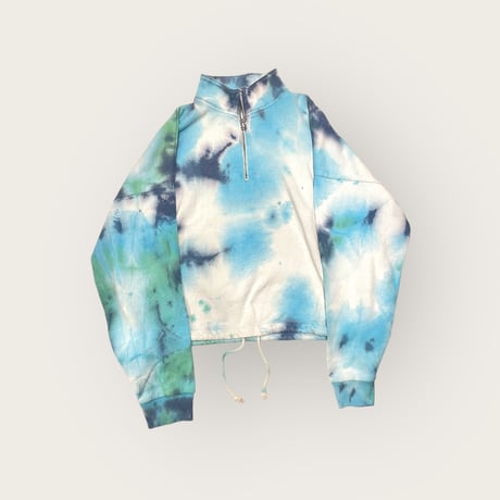 [USED] タイダイ HALF ZIP SWEAT
