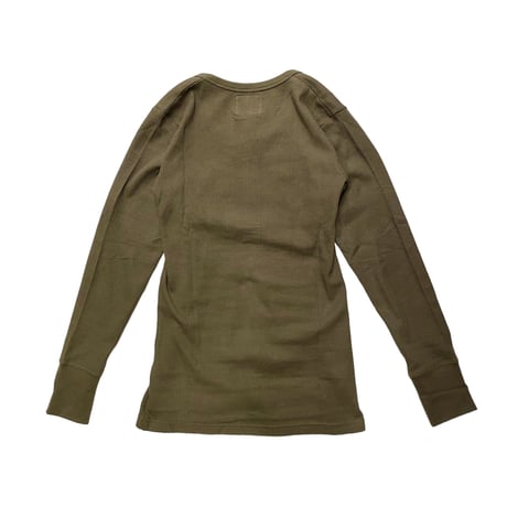[USED] ワッフルサーマルヘンリーネックTOPS