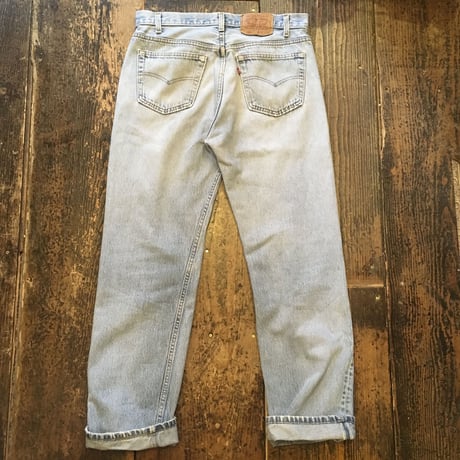 [USED] Levis 501 ダメージデニム