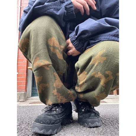 [USED] ソビエト軍　カモ柄メッシュ TOPS+PANTS