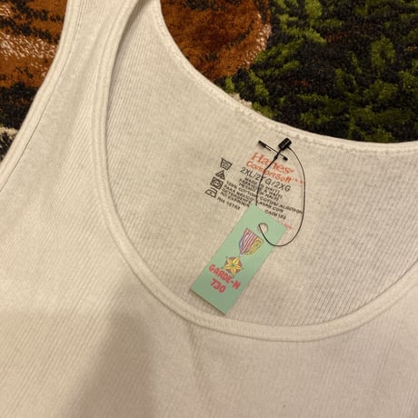 [USED] Hanes 2XL リブ タンクトップ