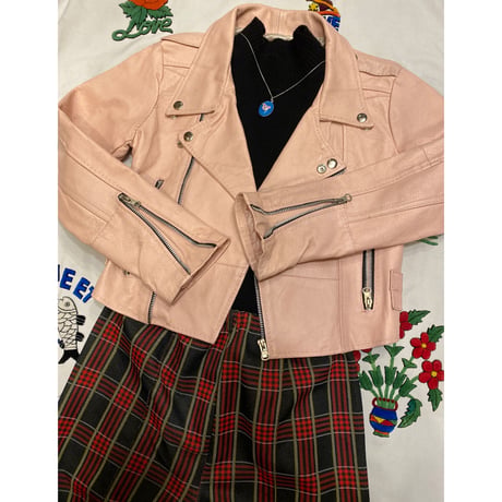 [USED] GARDE-Nworks UKタイプ本革ライダースJKT "PINK"