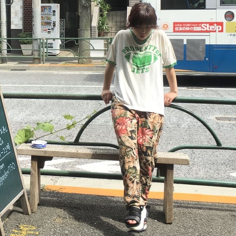 [USED] 花柄 レーヨンパンツ