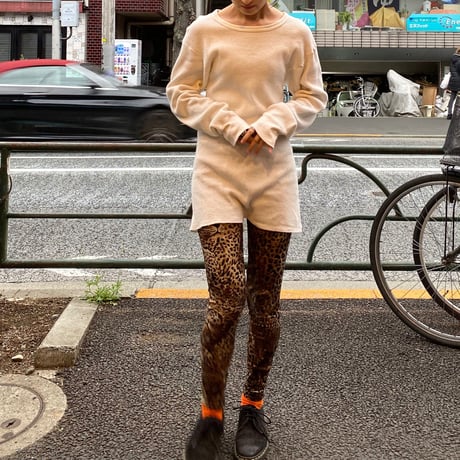 [USED] レオパードベロアレギンス♡