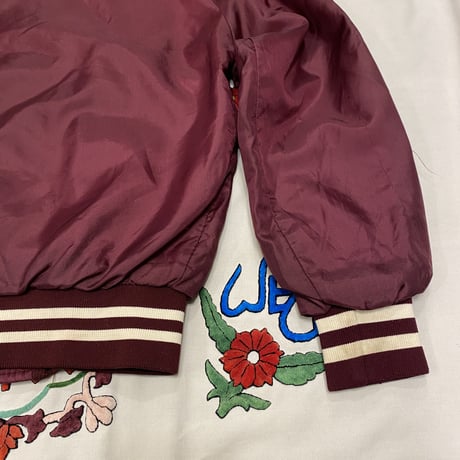 [USED] BURGUNDY NYLON スタジャン♡